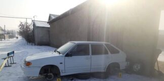 В Сайрамском районе автоворы «разули» «ВАЗ-2114» кража