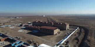 В Туркестане строят новую школу