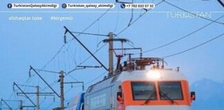 Скоростная железнодорожная магистраль появится по маршруту Туркестан – Шымкент