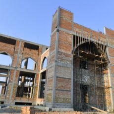 В Туркестане в разгаре строительство линейного парка «Тюркский сад»