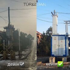 В Туркестане меняют старые трансформаторы трансформатор