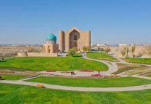 Туркестан превращается в зеленый город Туркестан