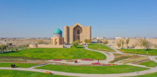 Туркестан превращается в зеленый город Туркестан