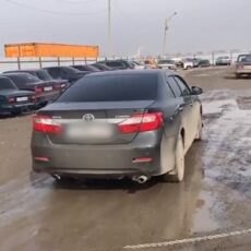 В Туркестанской области водитель установил на авто липовые номера нарушение ПДД