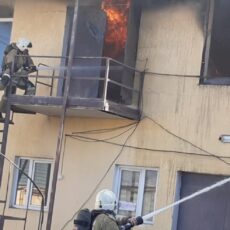 В Шымкенте в частном доме в мкр Пахтакор произошел пожар пожар