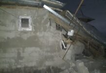 В Шымкенте в мкр Курсай в частном доме хлопок природного газа разрушил стену дом