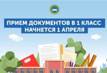 Прием документов в 1 класс начнется 1 апреля школа