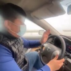 В Туркестанской области установили водителя Toyota Camry, грубо нарушившего ПДД нарушение ПДД