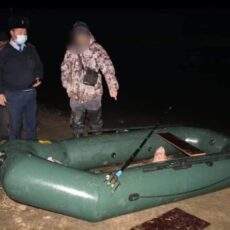 На Шардаринском водохранилище задержали браконьера браконьер