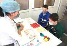 В детской больнице Шымкента открылось отделение реабилитации отделение реабилитации