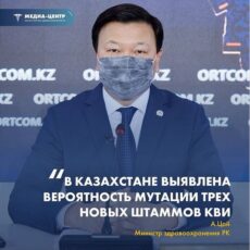 В Казахстане выявлена вероятность мутации трех новых штаммов КВИ Цой