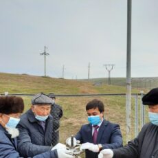 В населенные пункты Таскудук и Боралдай Байдибекского района подвели газопровод газ