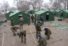 В Туркестанской области проходит Республиканское командно-штабное учение «Көктем-2021» ЧС