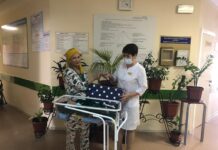 41-летняя мать родила 10 ребенка в перинатальном центре Шымкента мать