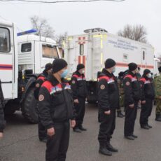 Специальный отряд спасателей Шымкента отправлен в Туркестанскую область паводок