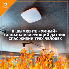 В Шымкенте «умный» газоанализирующий датчик спас жизни трех человек датчик