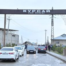 Аким города Шымкент Мурат Айтенов встретился с жителями мкр Курсай Курсай