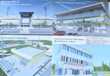 Строительные работы на стадионе Металлург в Шымкенте продолжаются металлург