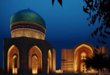Величие мавзолея Яссави подчеркнет уникальное освещение мавзолей
