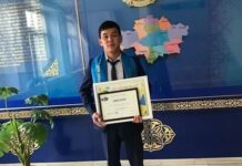 Шымкентский студент стал победителем проекта «ТОП 100 студентов колледжей РК» студент Дастан Омирзак