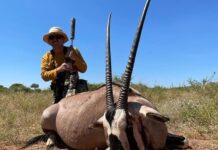 Казахстанские охотники убивают диких животных в Африке убили дикого животного