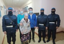 Сотрудники нацгвардии нашли 91-летнюю потерявшуюся бабушку