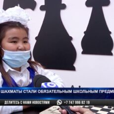 В Шымкенте в школе им. Гагарина открыли шахматный уголок