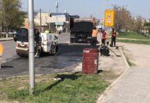 Ряд улиц в Шымкенте прошли через ямочный ремонт ямочный ремонт