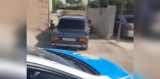 Дрифт на ВАЗе устроил сельчанин в Туркестанской области дрифт