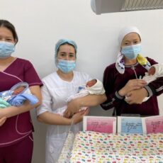 Пятая тройня родилась с начала года в Туркестанской области тройня