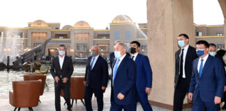 Первый Президент Казахстан посетил Летающий театр «Алтын Самұрық» Елбасы