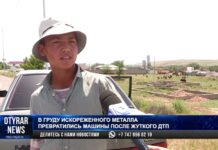 Трое детей в тяжелом состоянии после аварии на Ленгерской трассе