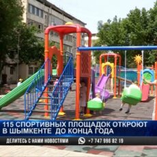 В Шымкенте открылись две спортивные площадки