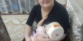 Спасатели Шымкента за 15 минут сняли кастрюлю с головы малышки катрюля