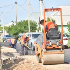 В микрорайоне Кызыл жар отремонтируют 5 км дорог дорога