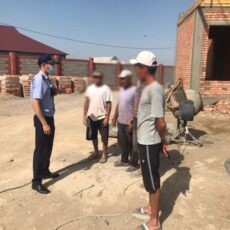 В Туркестанской области полицейские выявили более 550 нарушителей в ходе ОПМ “Мигрант” мигрант
