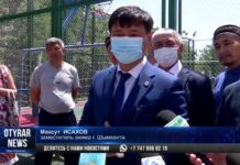 Современная спортплощадка появилась в шымкентском медресе