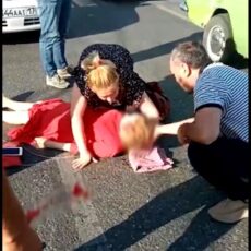 В Шымкенте автомобиль сбил женщину, которая переходила дорогу по «зебре» ДТП