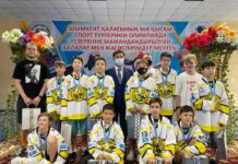 Шымкентская команда «Торнадо» одержала победу во втором туре хоккей