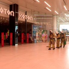 В крупном ТРЦ Шымкента эвакуировали людей — проходили учения