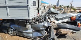 В Шымкенте произошло тройное ДТП: есть пострадавшие