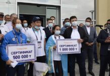 Туркестан: Чемпионка мира Нилуфар Раимова вернулась на родину