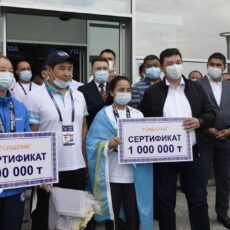 Туркестан: Чемпионка мира Нилуфар Раимова вернулась на родину