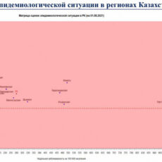 Туркестанская область в красной зоне