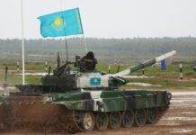 Казахстанские танкисты будут выступать на танках зеленого цвета на Армейских международных играх танковый биатлон