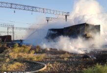 Порядка 100 полицейских занимались эвакуацией людей в Арыси