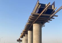 В Шымкенте на Южной объездной трассе строят путепровод мост