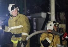 В Шымкенте на Верхнем рынке горели бутики