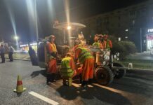 В Шымкенте обновили дорожную разметку разметка