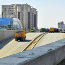 Стало известно, когда откроют проспект Кунаева в Шымкенте Строительство перекрестка на пересечении улиц Рыскулова и проспекта Кунаева